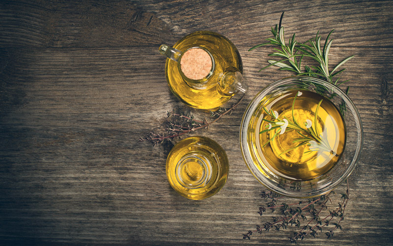 aceite de oliva para receta de pollo con verduras