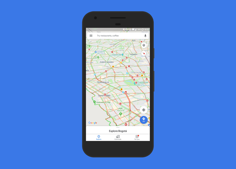 Aplicación para moverse con facilidad en Bogotá