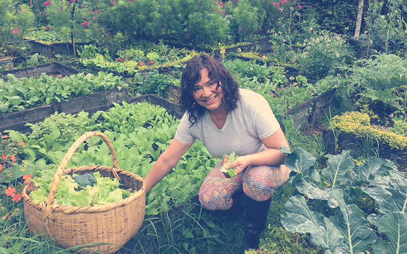 Lulú, emprendedora rural de Orgánicos La Lulú