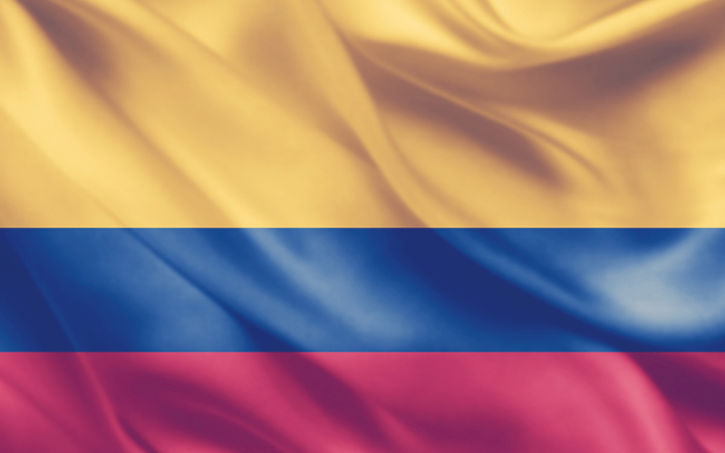 Bandera de la República de Colombia 