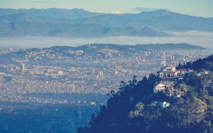 vista panorámica de Bogotá