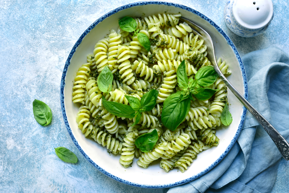 Fusilli al pesto 