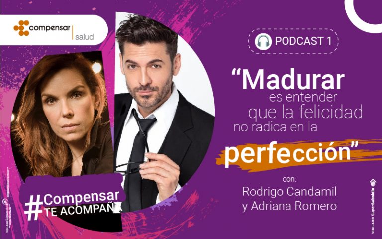 Rodrigo Candamil y Adriana Romero en Compensar Te Acompaña
