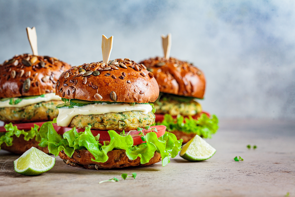 Hamburguesa de falafel