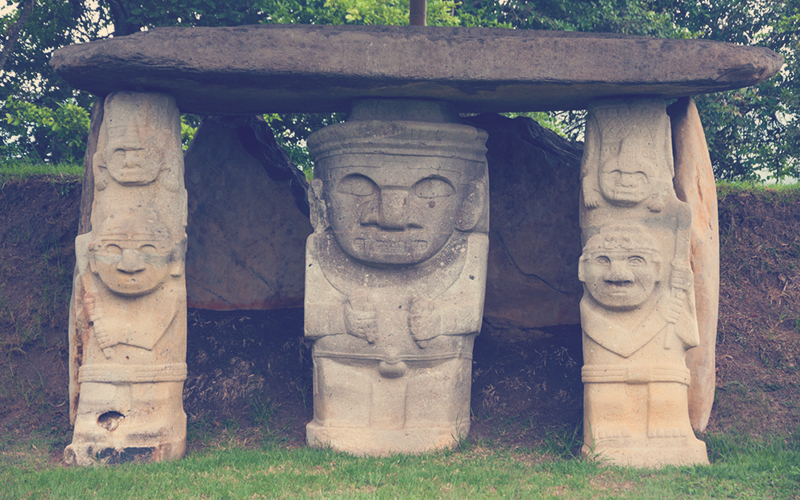 El Parque Arqueológico de San Agustín