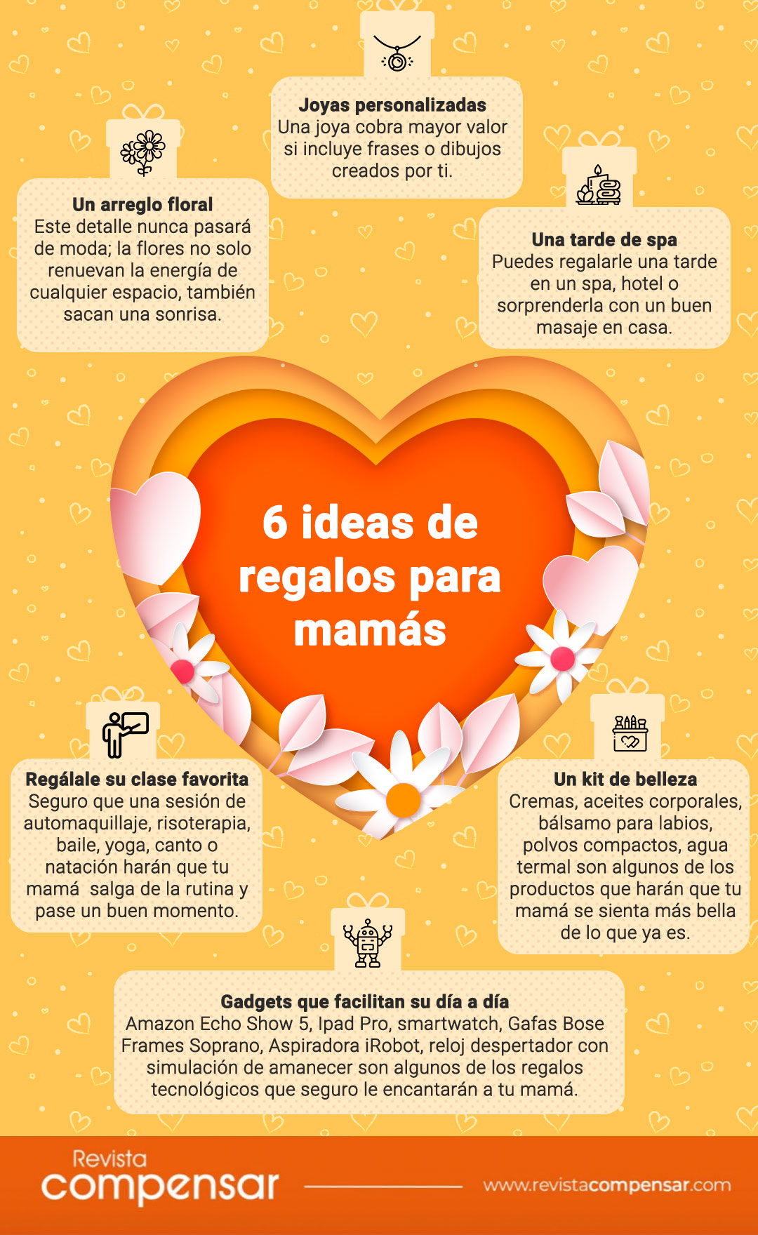 6 ideas de regalos para mamás