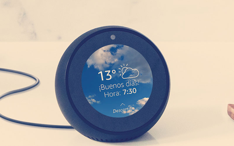 Despertador inteligente Amazon Echo Spot