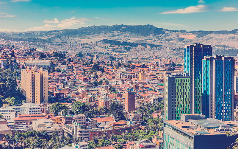 paisaje urbano de Bogotá