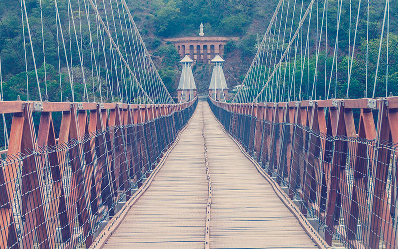 Puente de Occidente en Santa Fe de Antioquia, Colombia