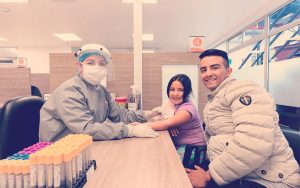 Compensar Salud atendiendo pacientes