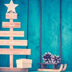 Árbol de Navidad en madera