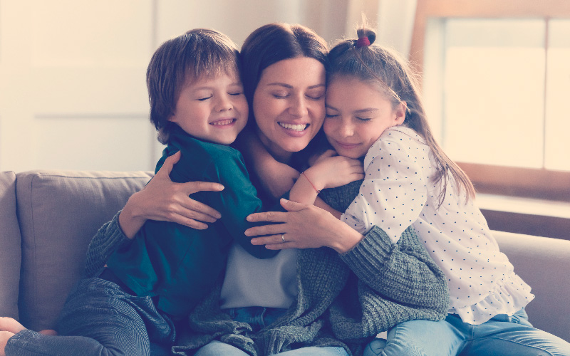 Mama e hijos