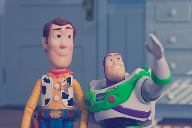 Toy Story con Buzz Lightyear y Woody