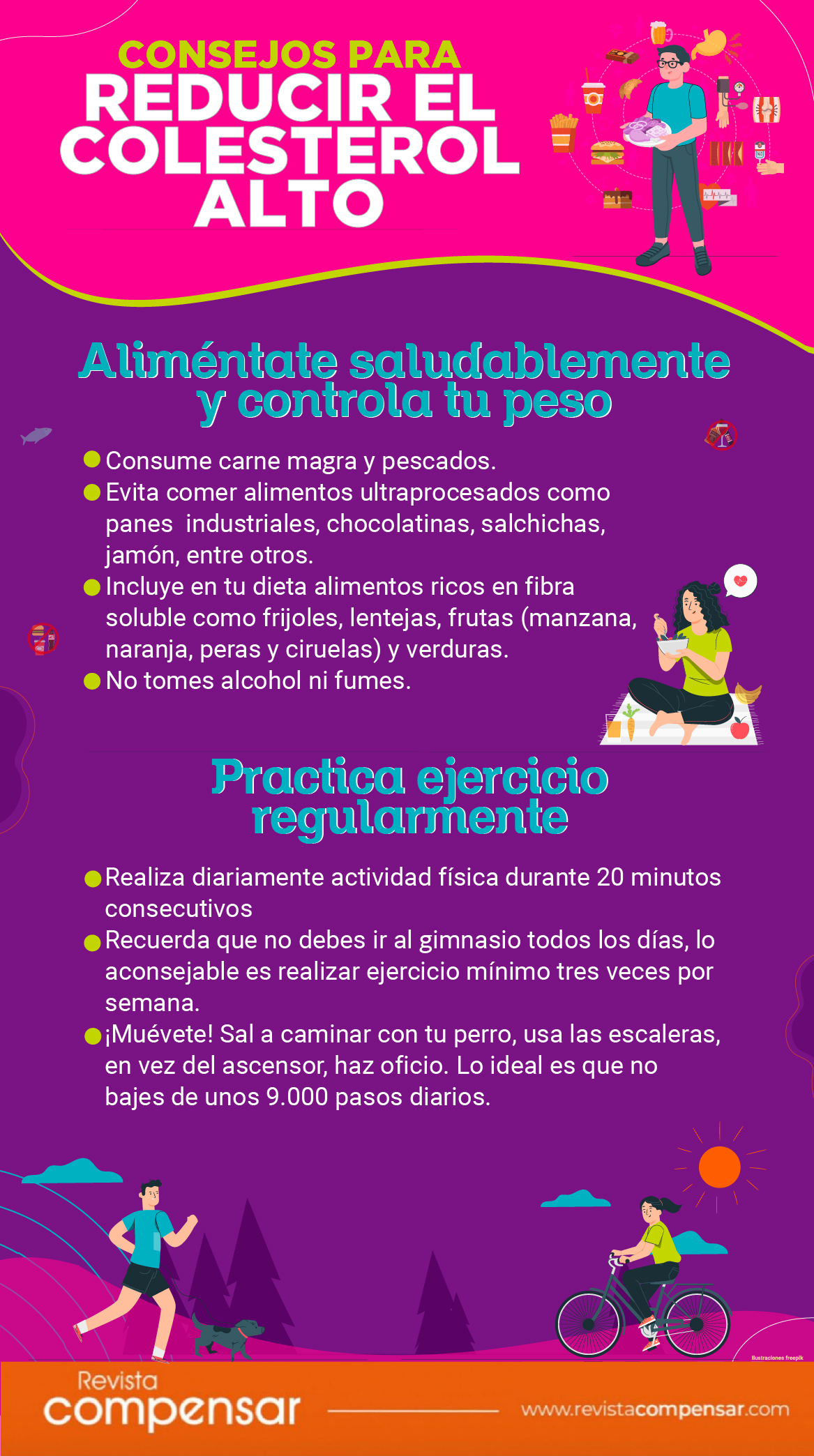 consejos para controlar el colesterol alto 