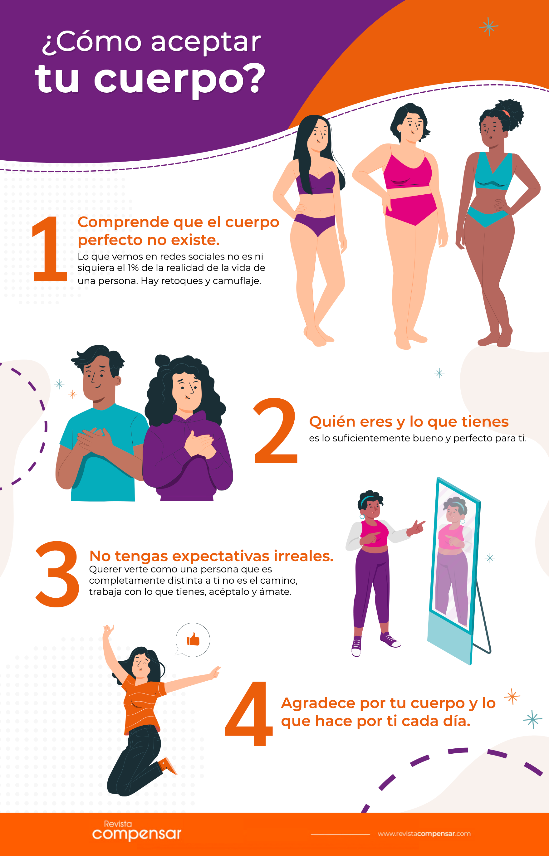 Body positive: ¿cómo aceptar tu cuerpo?