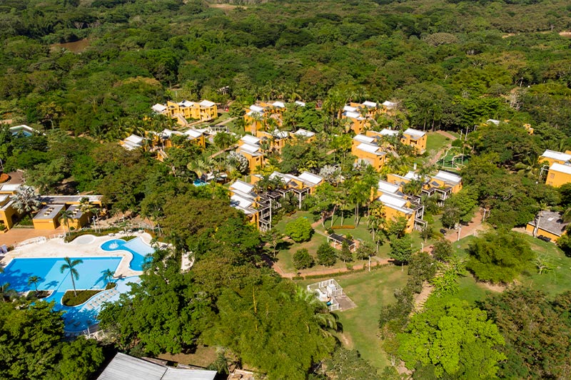 Vista general del Hotel y Parque Acuático Lagosol