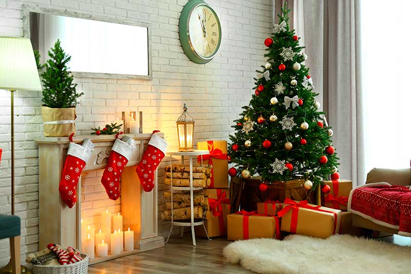 decoración navideña en casa