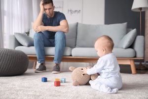 padre e hijo en el parque