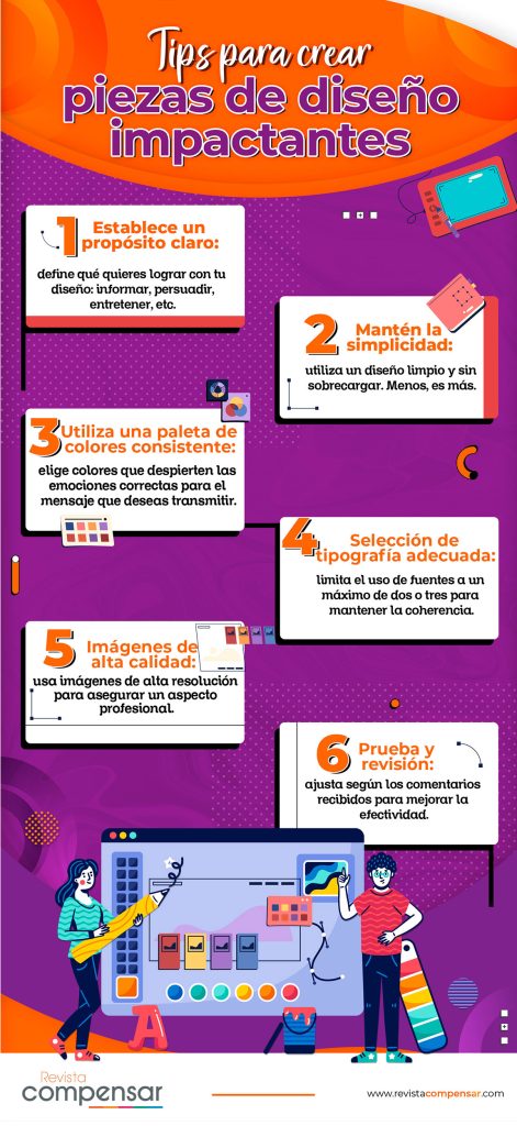 tips para crear piezas graficas impactantes