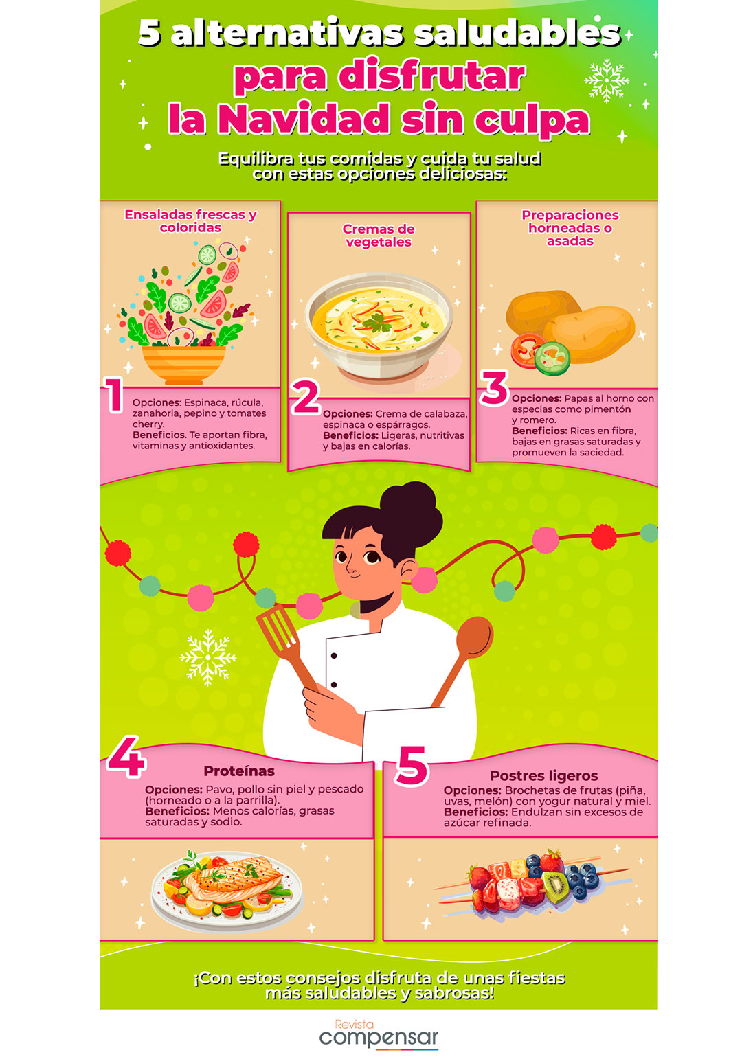 Consejos para disfrutar tus comidas favoritas en Navidad