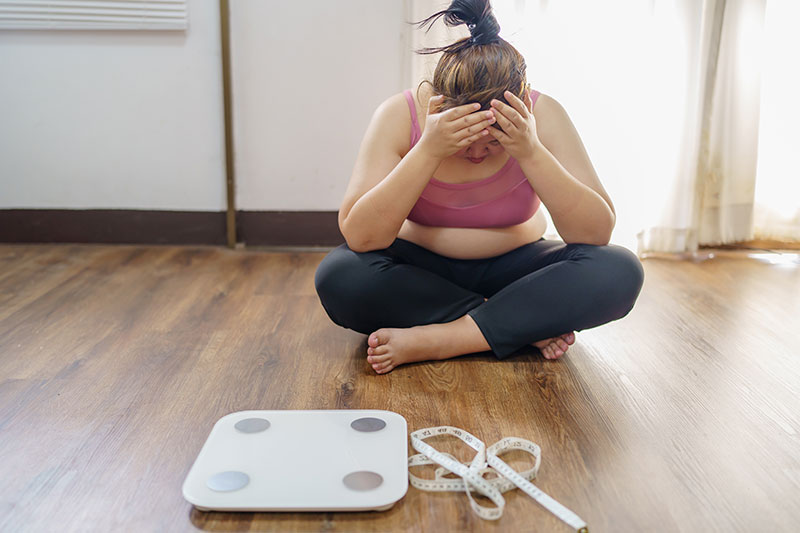 mujer en obesidad