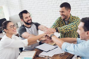 equipo de trabajo unido