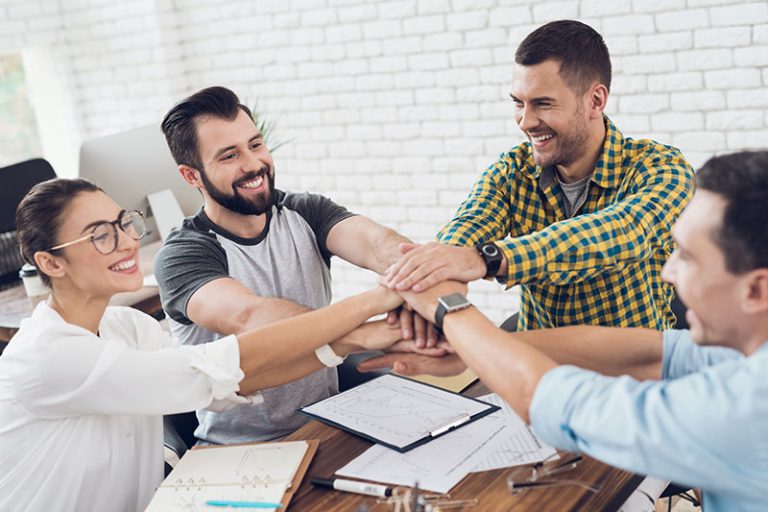 equipo de trabajo unido