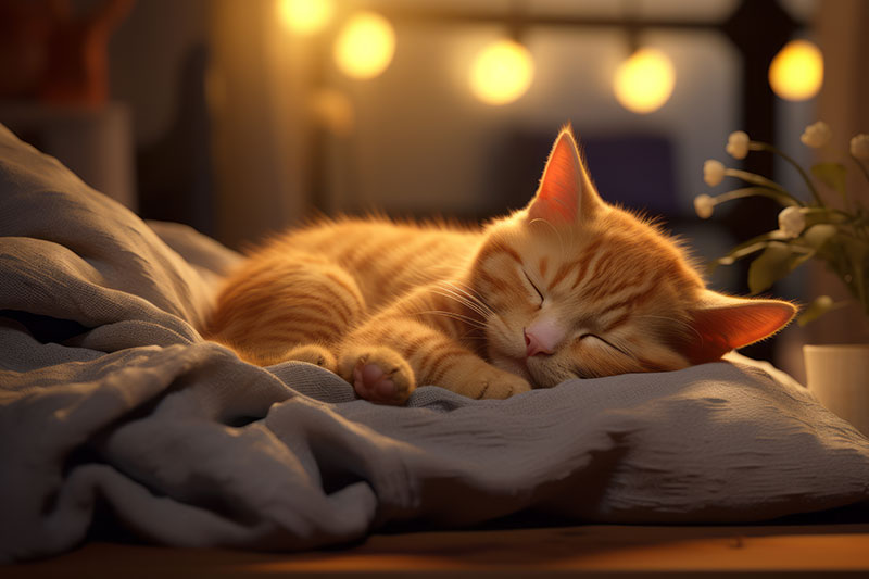 gato durmiendo