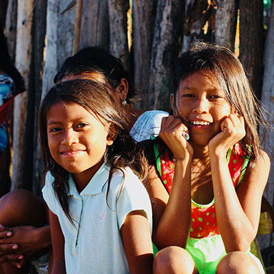 niños indigenas de la guajira