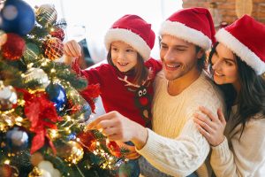 familia en navidad